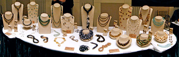 Patty Tobin Fine Fashion Jewelry on display at the United Nations Bazaar