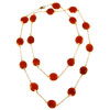 Carnelian gemstone chain by Patty Tobin