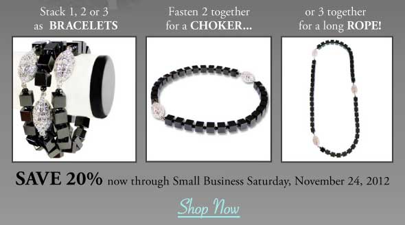 Wear Patty Tobin Hematite Bracelets on Your Wrist or Together as a Necklace!
