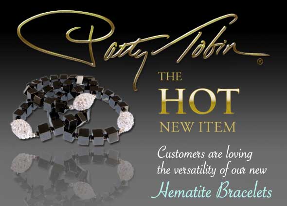 Hematite Bracelets are the Hot New Item at Patty Tobin