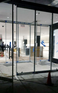 Barneys under construction but getting close to opening on 7th Ave.